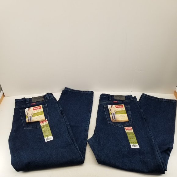 2 of Wrangler Men's Five Star 96501MR Denim Jeans Regular Fit Size 40 x32 - Picture 4 of 7
